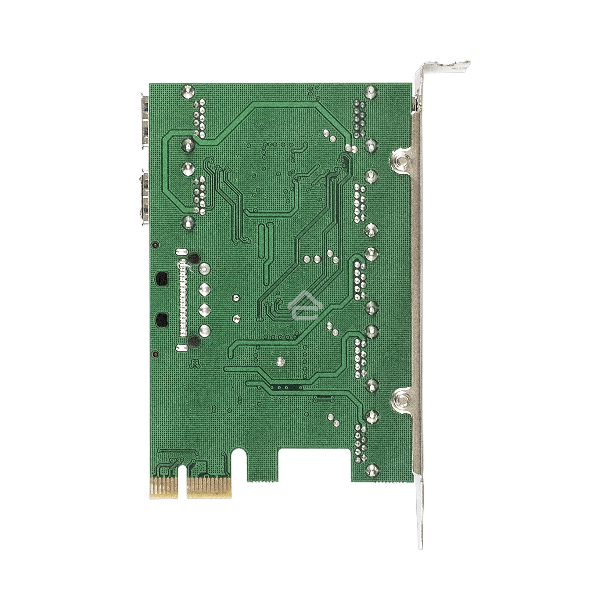 Контроллер ExeGate EXE-317 PCI-E 2.0, 5*USB3.0 ext + 2*USB3.0 int, разъем доп.питания (OEM)