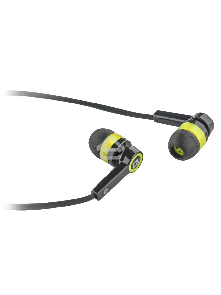 Наушники Defender Pulse 420 черный/желтый