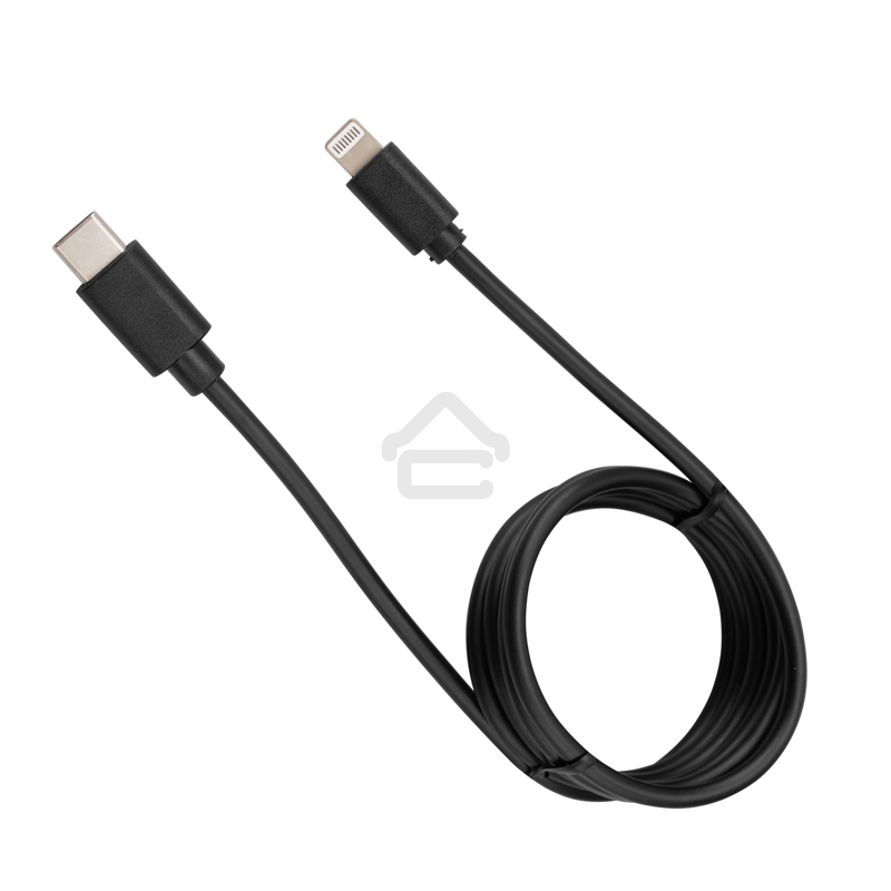 Кабель Type-C - Lightning 3A/1m/PVC/black/Rexant