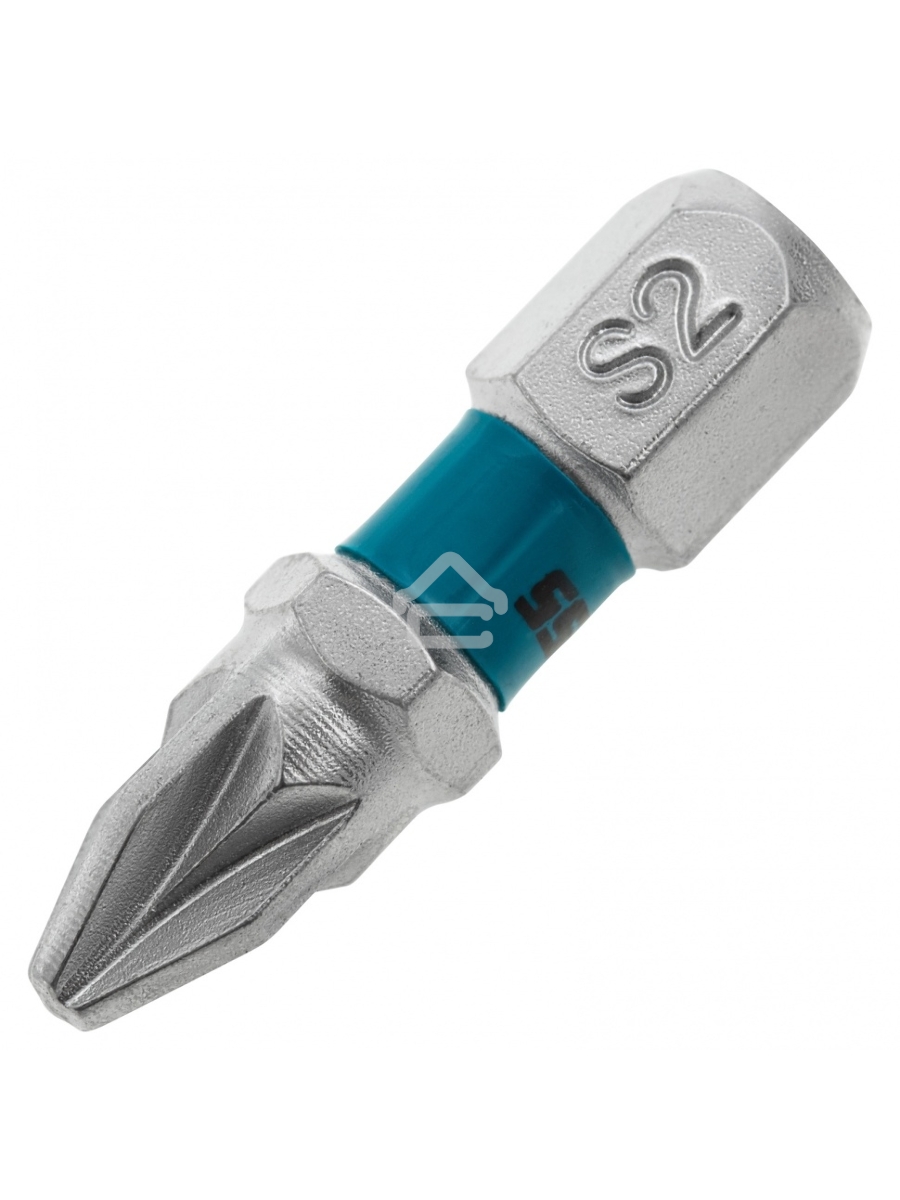 Набор бит GROSS РZ2x25, сталь S2, 10шт 11340