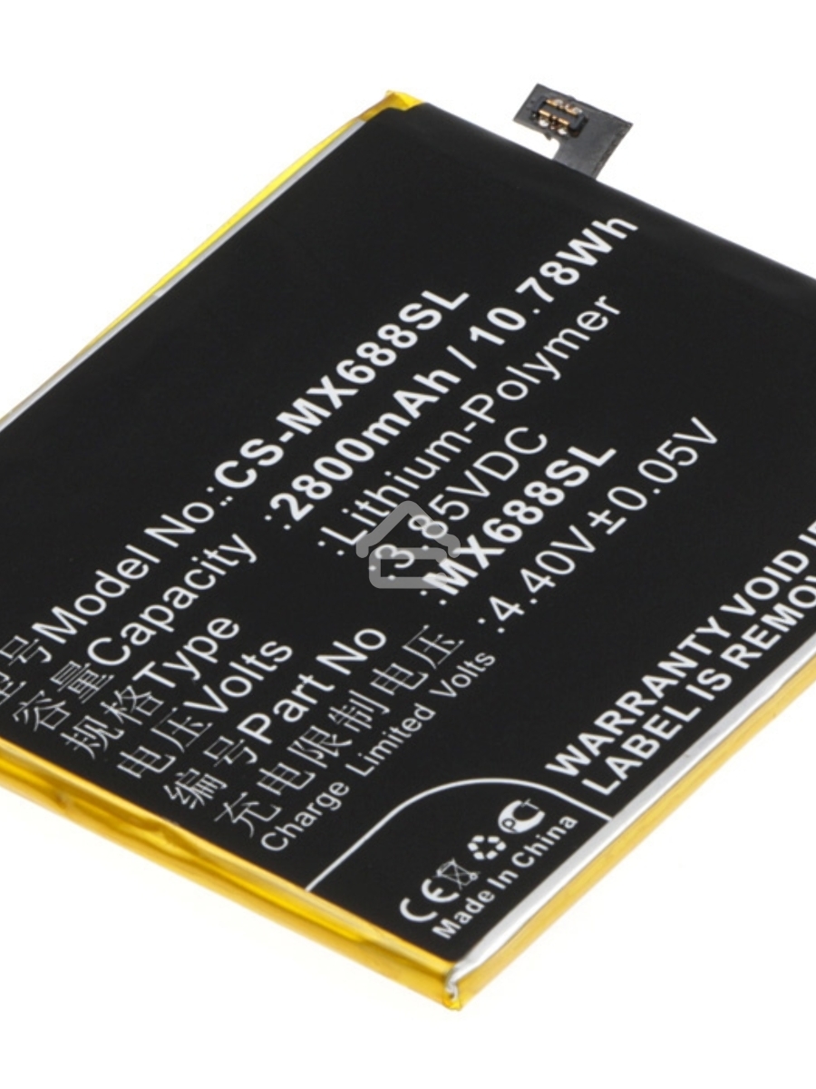 Аккумулятор CameronSinoCS-MX688SL BT68 для Meizu M3S mini 3.85V / 2800mAh / 10.78Wh