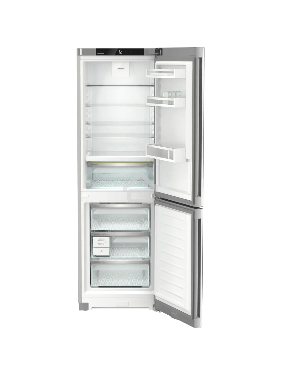 Холодильник Liebherr Plus CBNsdc 522i-22 001 серебристый SmartSteel двухкамерный 216/94л морозилка снизу, No Frost