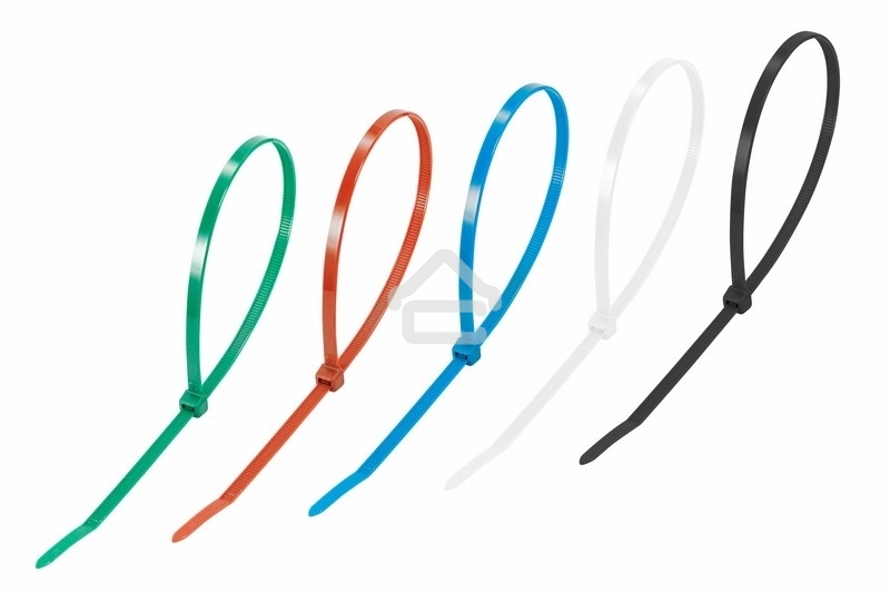 Хомут-стяжкa нeйлонoвая Rexant 300x4,8 мм, цветная, упаковка 25 шт.