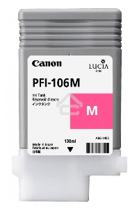 Картридж струйный Canon PFI-106 M (6623B001) пурпурный (130 мл) для Canon iPF6300S/6400/6450