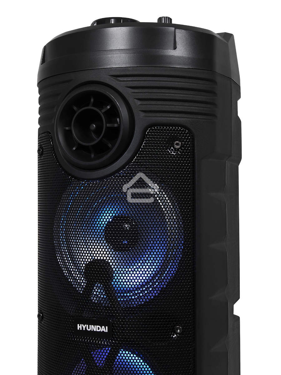 Минисистема Hyundai H-MC170 черный 80Вт/FM/USB/BT/SD/MMC
