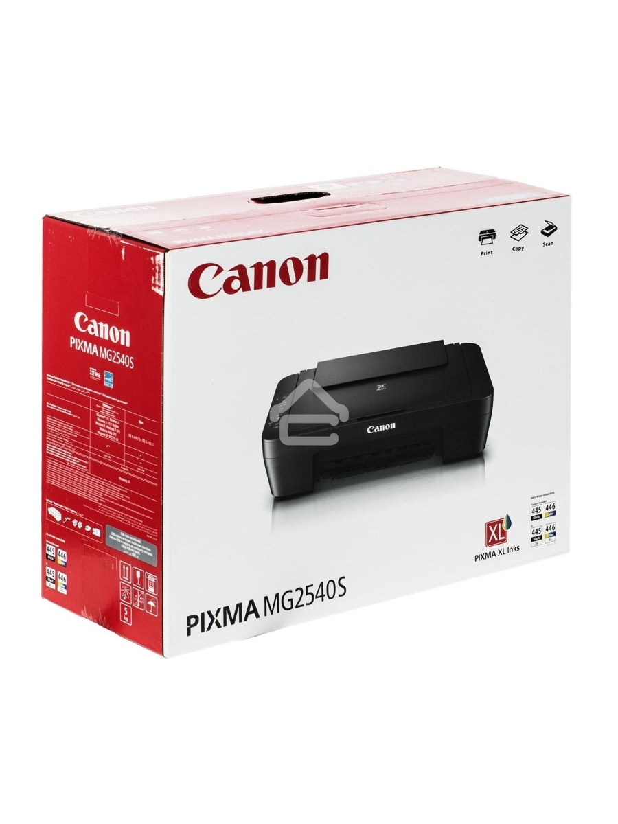 МФУ струйный Canon PIXMA MG2540S (0727C007/0727C021), A4, цветной, печ. до 8 стр/мин. (ч/б) до 4 стр/мин. (цвет), скан. до 4 стр/мин., 600 x 4800 dpi (печать) 1200x600dpi (скан.), USB