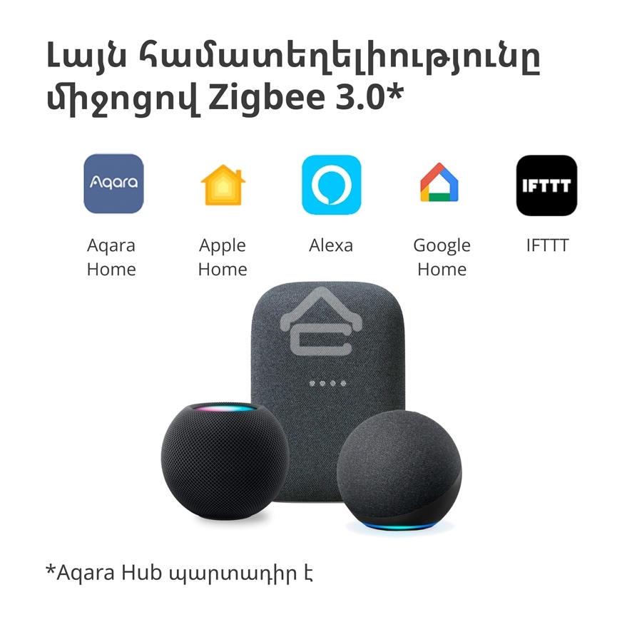 Выключатель умный одноклавишный Aqara Smart Wall Switch H1 (WS-EUK01)