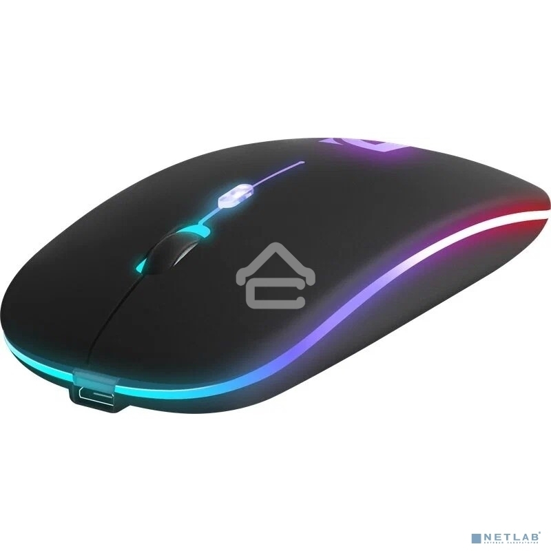 Мышь беспроводная Defender Touch MM-997 черный, 1600 dpi, радиоканал, Bluetooth, USB, кнопки - 4