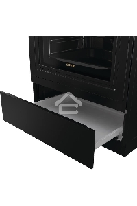 Электрическая плита Gorenje GECS6B71CLB черный стеклокерамика (без крышки)