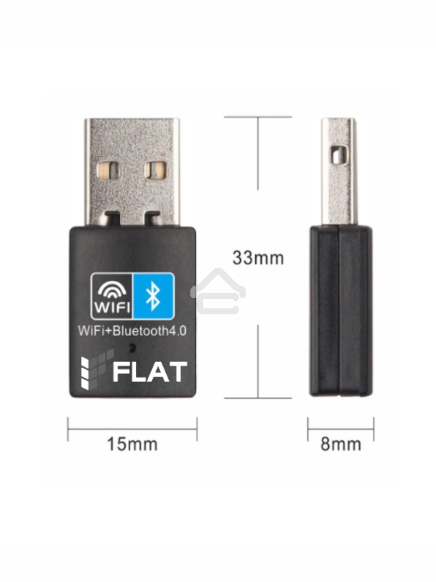 Адаптер Флат FP-WF+BT    USB-адаптер устройство, позволяющее подключить Flat-Phone B10 к WiFi сети и Bluetooth-гарнитуре
