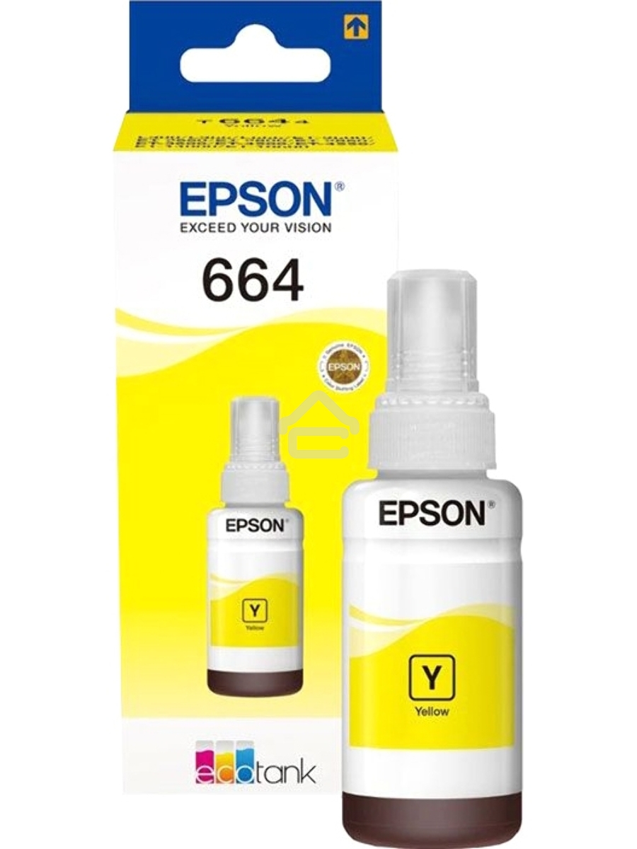 Чернила для EPSON C13T66444A Epson L100 (yellow) 70 мл