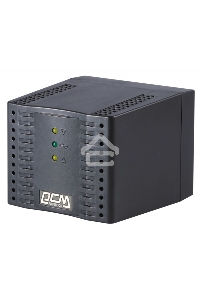 Стабилизатор напряжения Powercom TCA-1200 600Вт 1200ВА черный