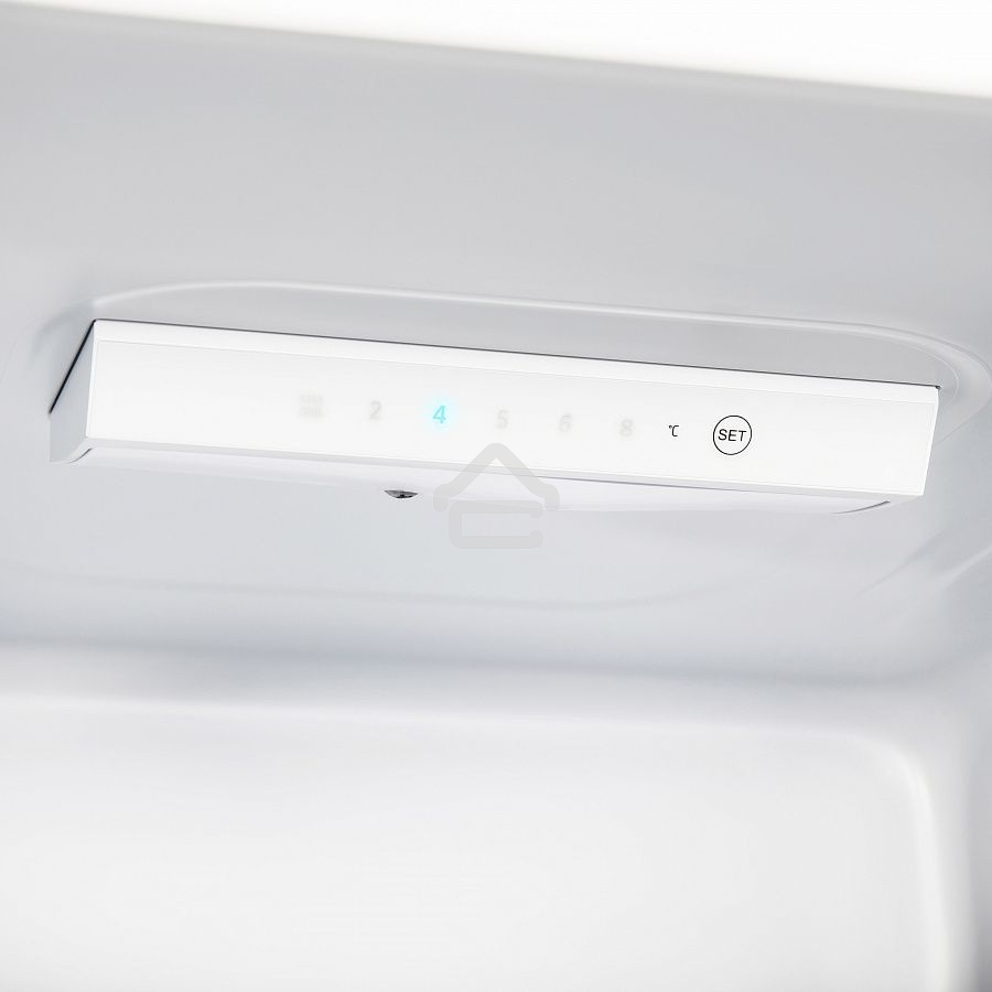 Холодильник Maunfeld MFF144SFW белый глянц. двухкамерный 154/52л морозилка снизу, ручная разморозка