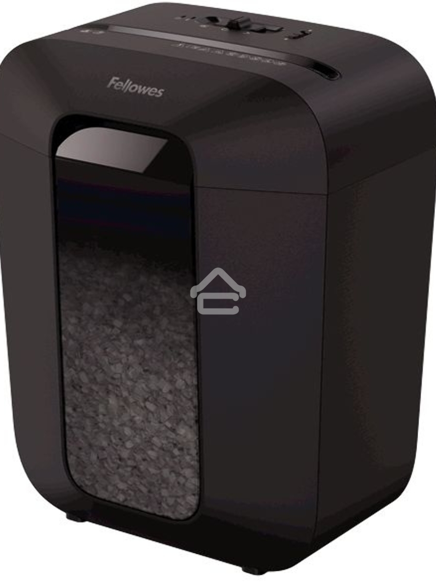 Шредер Fellowes PowerShred LX41 черный (секр.P-4)/перекрестный/8лист./17лтр./скрепки/скобы/пл.карты