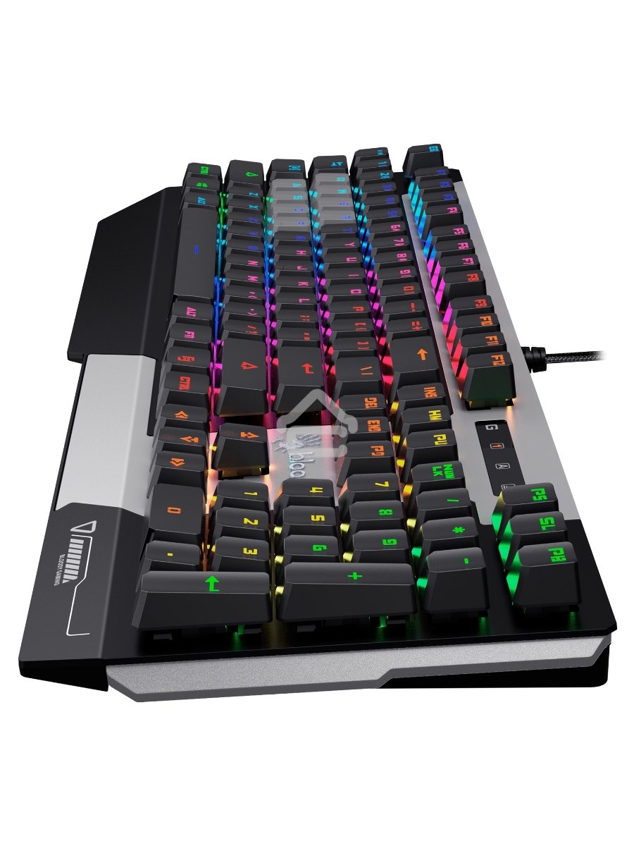 Клавиатура A4Tech Bloody B865R механическая серый/черный USB for gamer LED