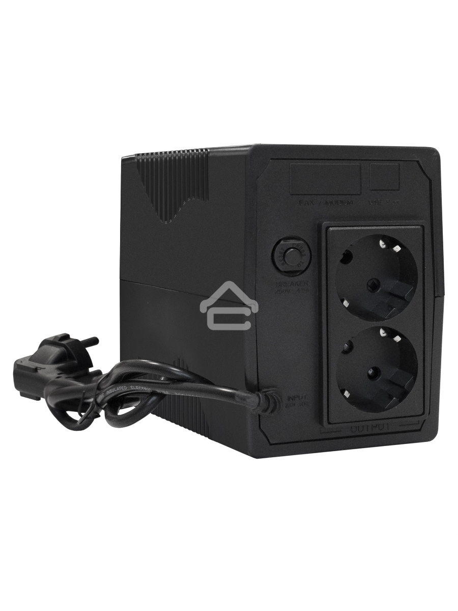 Источник бесперебойного питания ExeGate Power Smart ULB-1000.LCD.AVR.2SH <1000VA/550W, LCD, AVR, 2*Schuko, Black>