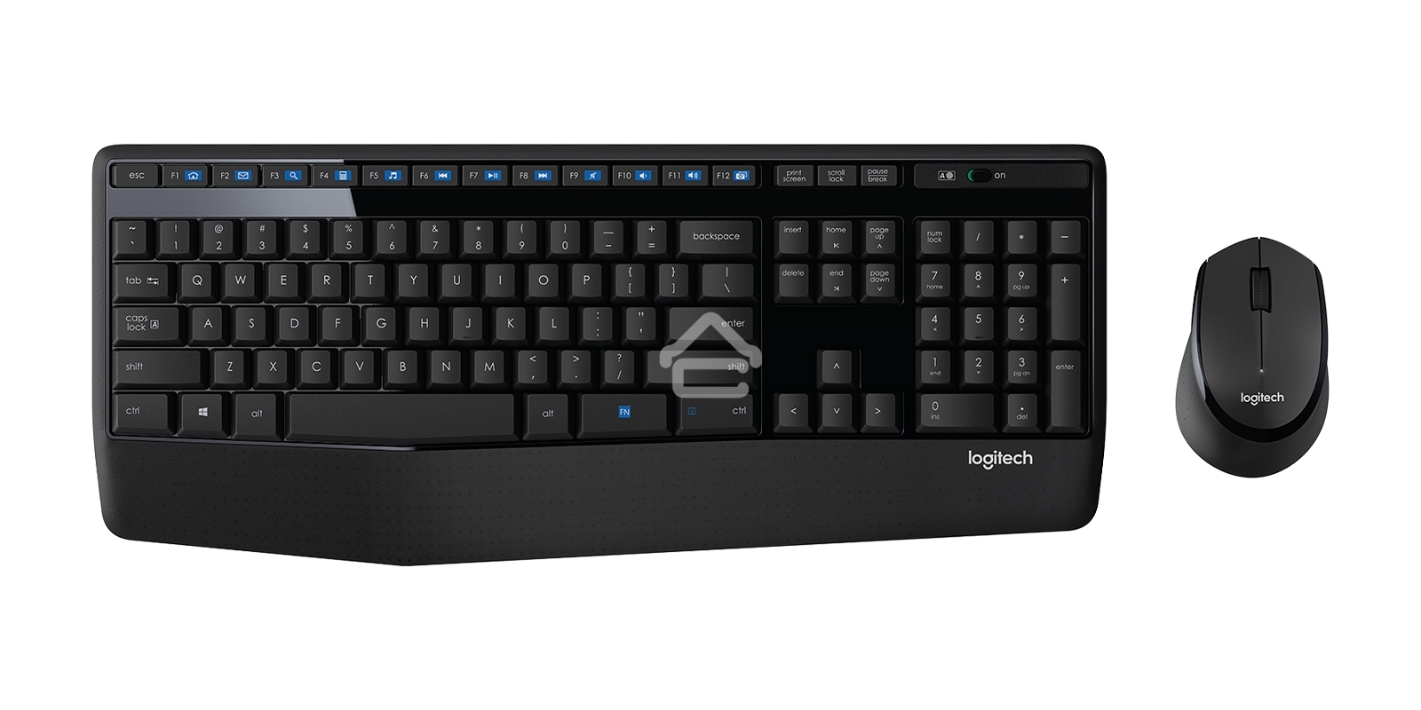Клавиатура + мышь Logitech MK345 клав:черный мышь:черный USB 2.0 беспроводная Multimedia