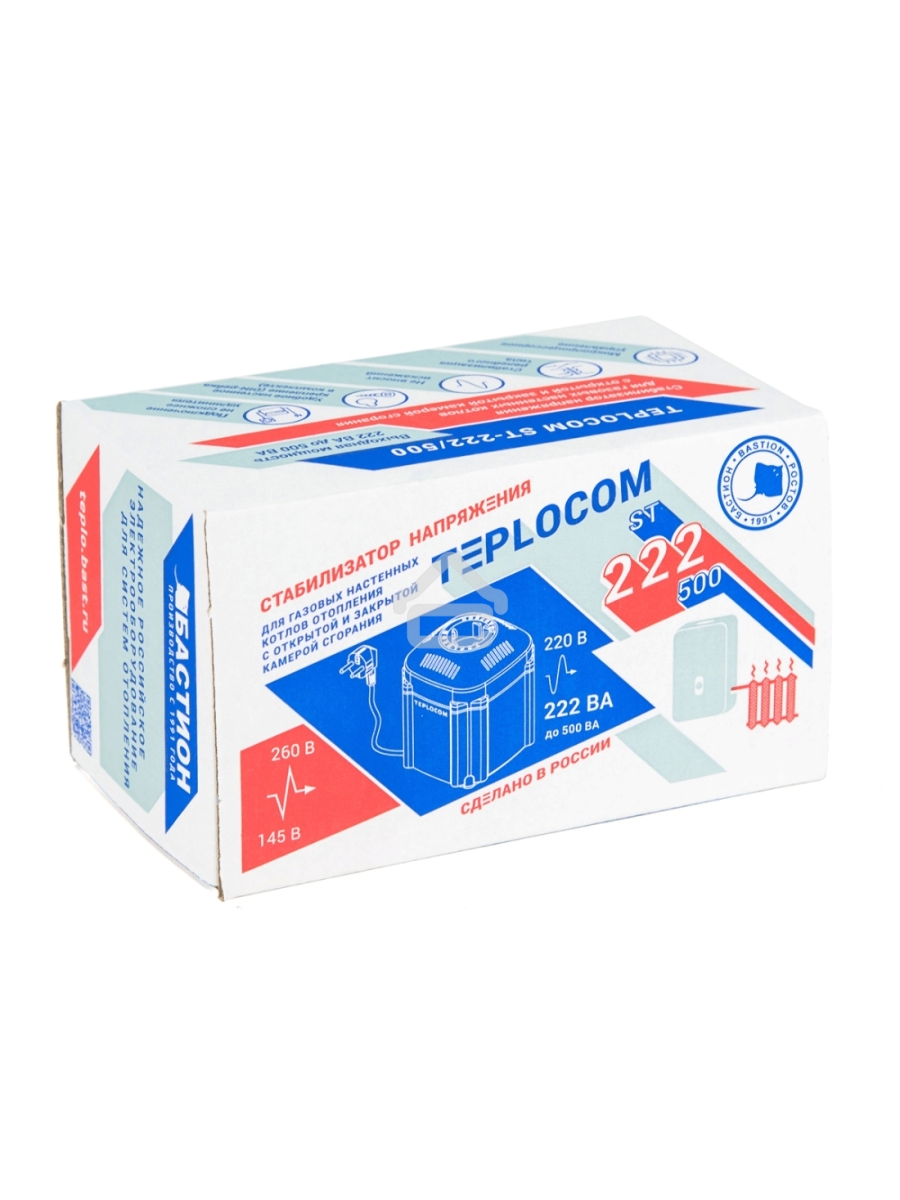 Стабилизатор напряжения TEPLOCOM ST-222/500 Бастион 554