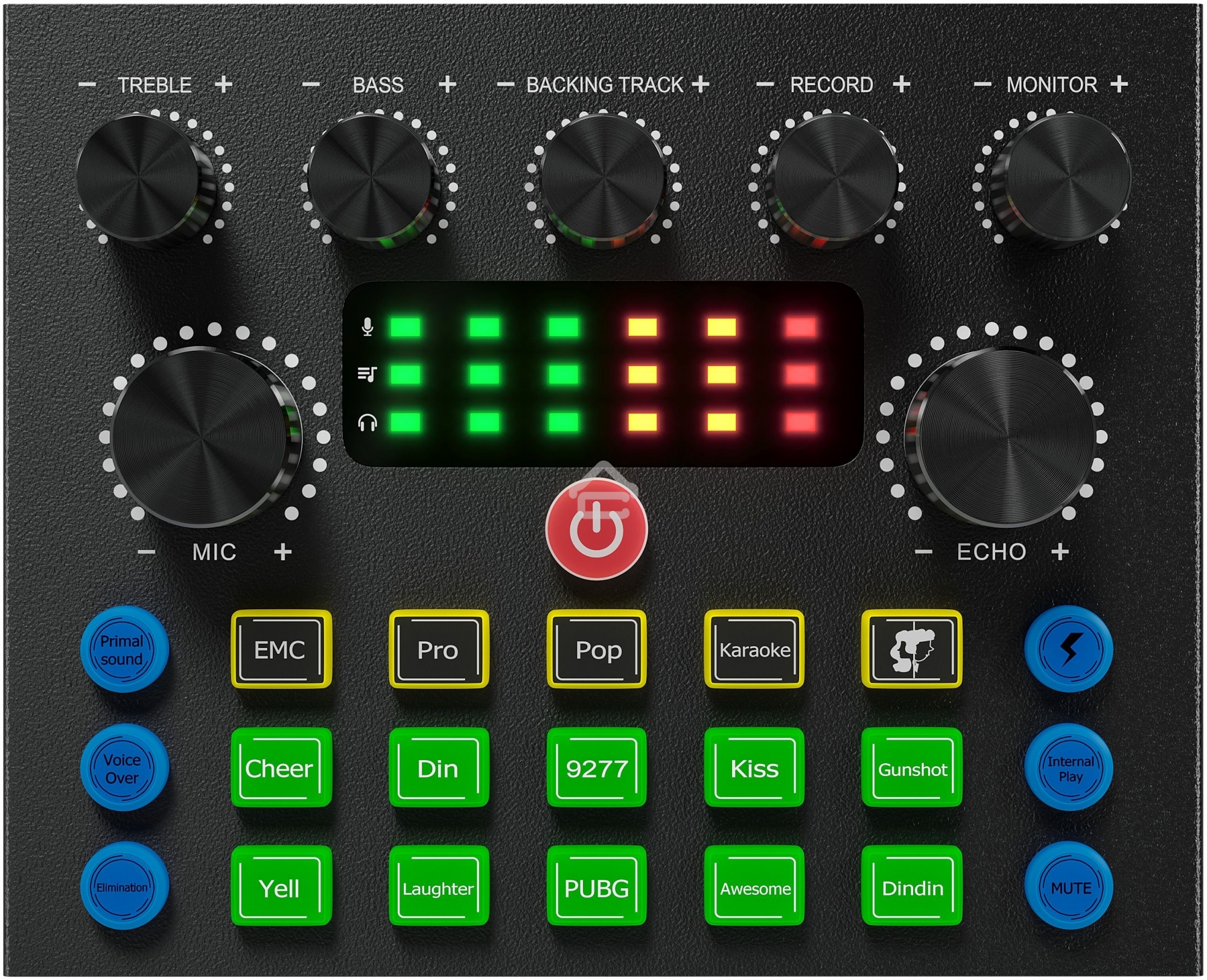 Микрофон проводной Оклик SM-600G 2.5м черный
