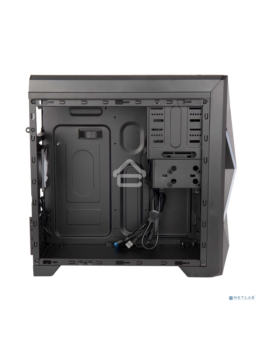 Компьютерный корпус Hiper A68 черный без БП ATX 1x92mm 2xUSB2.0 1xUSB3.0 audio bott PSU