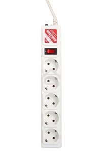 Сетевой фильтр Powercube SPG-B-6-WHITE 1.9м (5 розеток) белый (коробка)