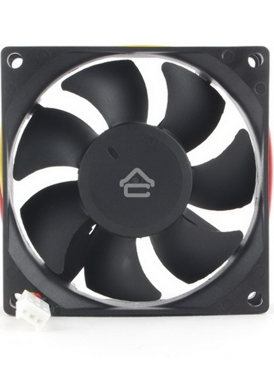 Вентилятор Gembird D8025HM-3 черный 80мм 2600rpm 30.5db 3-pin