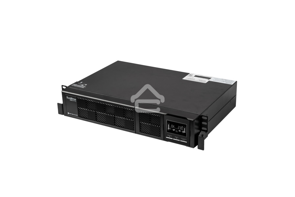 Источник бесперебойного питания Systeme Electriс Smart-Save Online SRV, 2000VA/1800W, On-Line, Extended-run, Rack 4U (Tower convertible), LCD, Out: 6xC13, SNMP Intelligent Slot, USB, RS-232