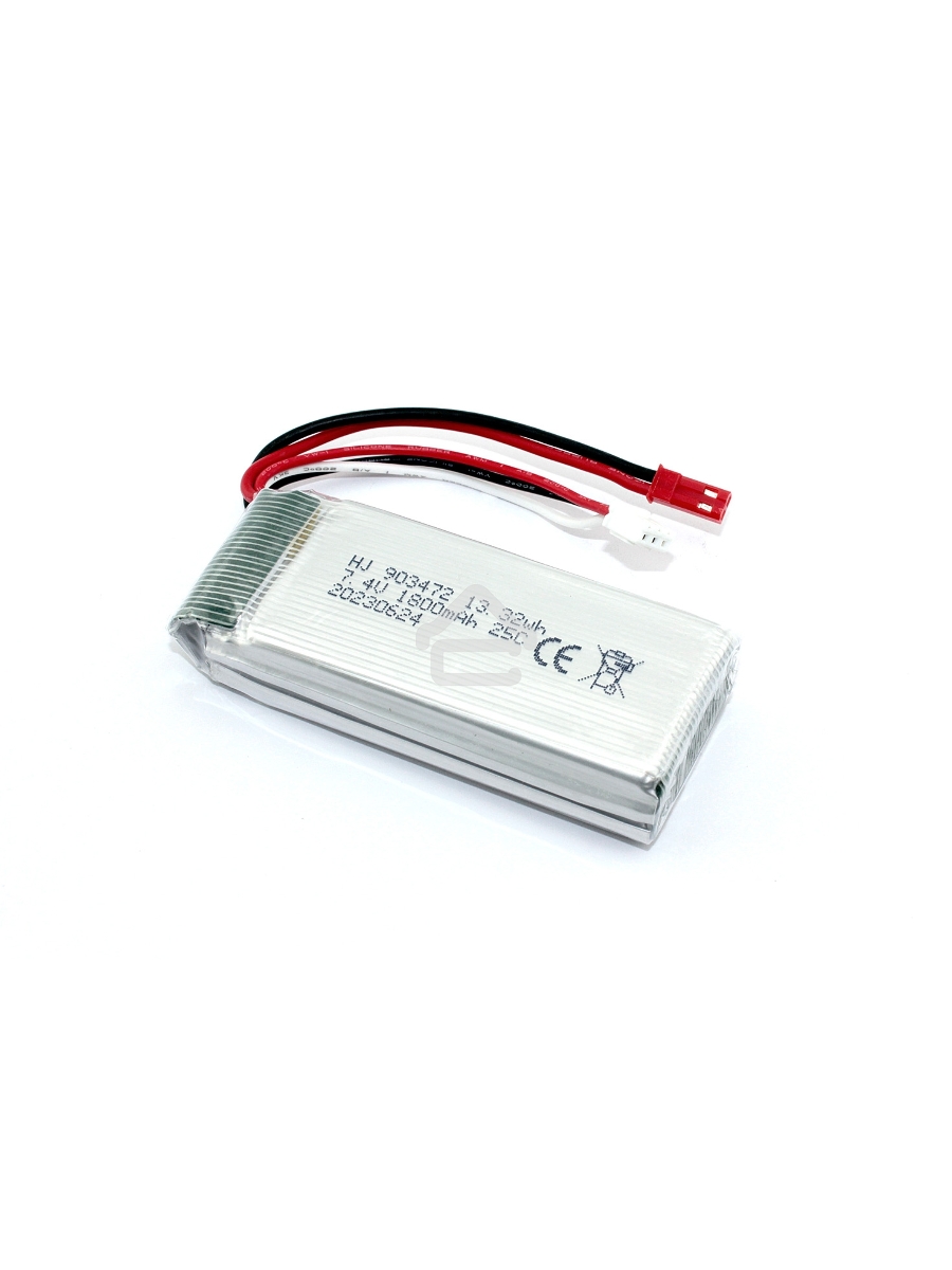 Аккумулятор Li-Pol 7.4V 903472 1800mAh JST