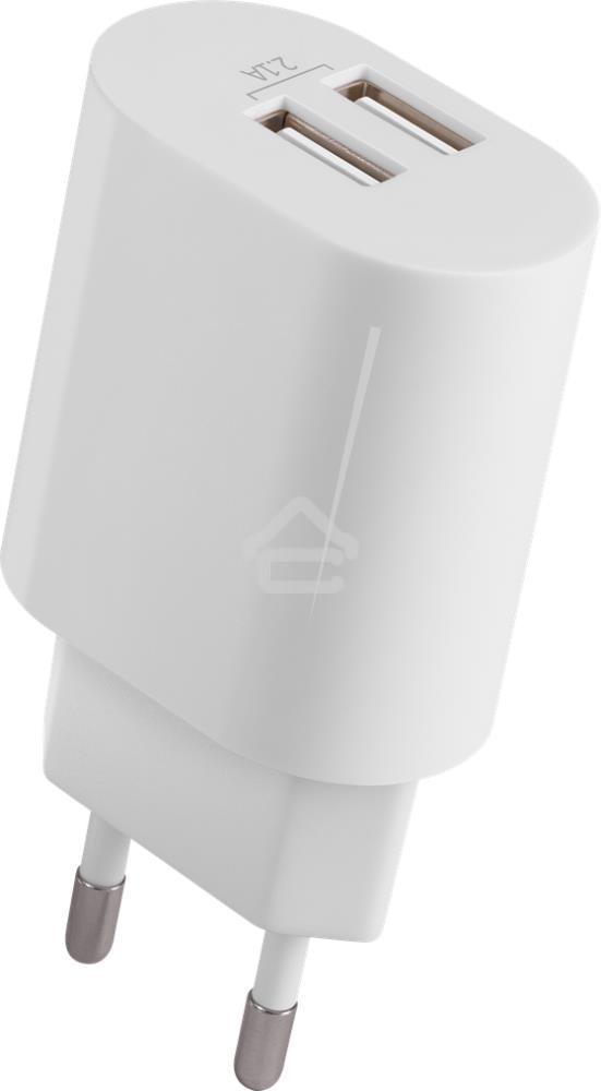 Сетевое зарядное устройство Defender UPC-24 2XUSB 5V/2.1A