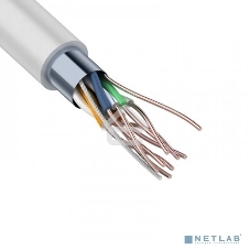 Кабель витая пара Rexant F/UTP, cat.5e, ZH нг(А)-HF, 4PR, 24AWG, внутренний, серый, 305 м