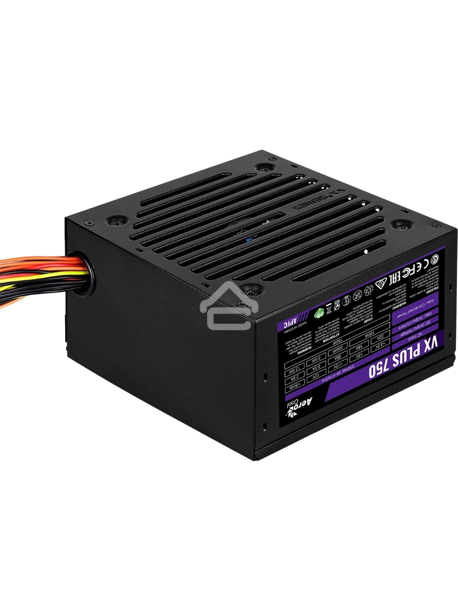 Блок питания Aerocool / Formula VX-750 PLUS, 750Вт 120мм, черный