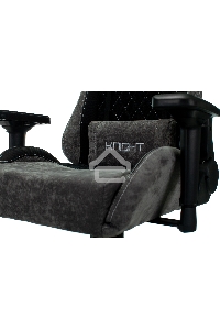 Кресло игровое Бюрократ VIKING 7 KNIGHT B FABRIC черный текстиль/эко.кожа крестовина металл/пластик