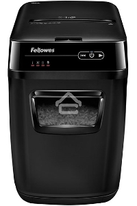 Шредер Fellowes AutoMax 200C (секр.P-4)/фрагменты/200лист./32лтр./пл.карты
