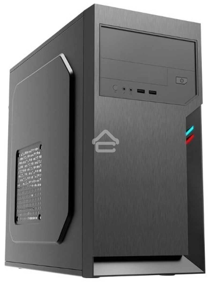 Компьютерный корпус Foxline FL-702, mATX, 1x5.25EXT, 1x3.5EXT, 2x3.5INT, 2xUSB3.0, HDA, w/o FAN, w/450W ATX PSU, w/1.2m EU pwr cord
