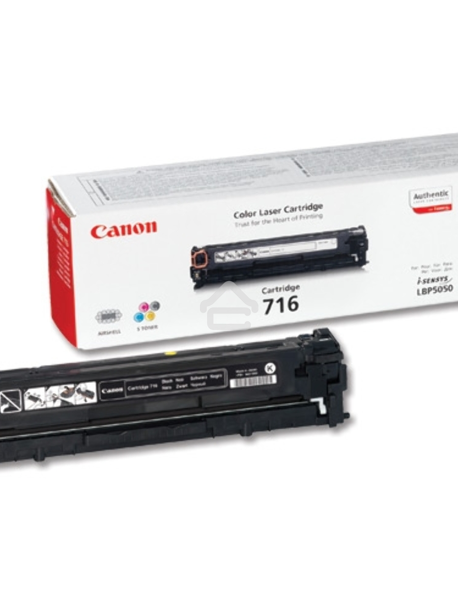 Картридж лазерный Canon Cartridge 716BK (1980B002) черный (2300 стр.) для Canon LBP-5050/5050N