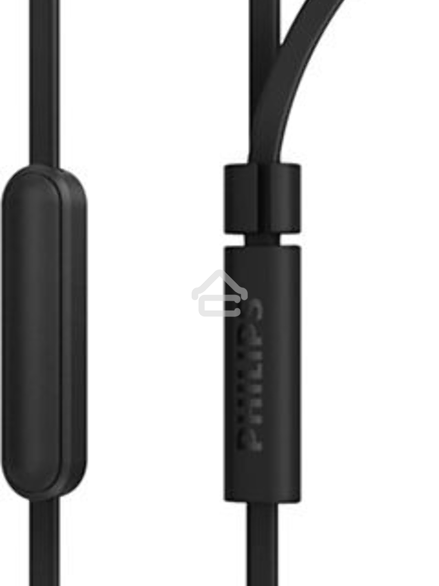 Гарнитура вкладыши Philips TAE1105BK/00 1.2м черный проводные в ушной раковине