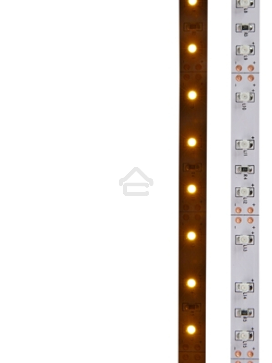 Лента LED открытая, 8 мм, IP23, SMD 2835, 60 LED/m, 12 V, цвет свечения желтый
