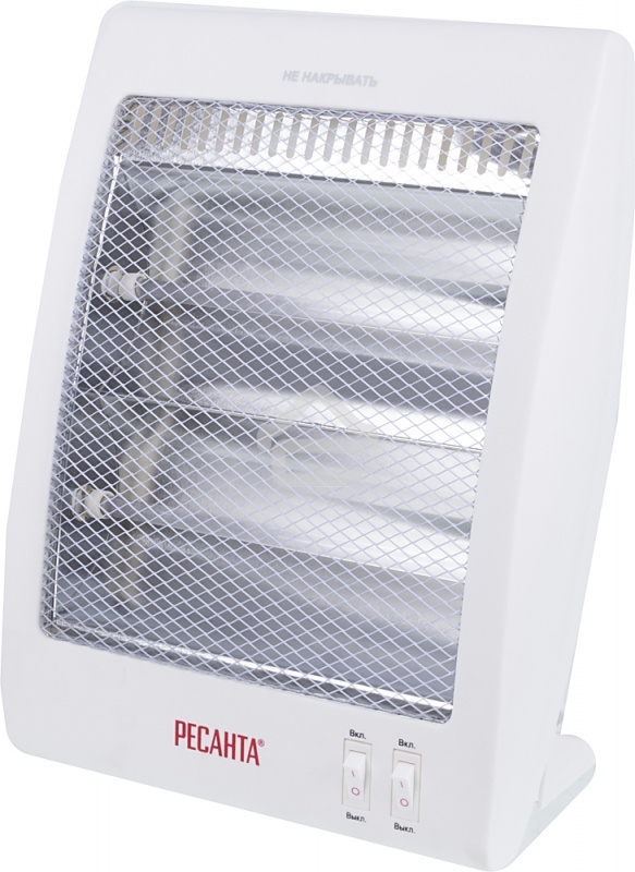 Обогреватель инфракрасный Ресанта ИКО-800Л, белый, кварцевый, 800 Вт, 8 м2 (67/5/9)