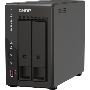 SMB QNAP TS-253E-8G NAS, 2-tray w/o HDD. 2xHDMI-port. 4-core Celeron J6412 2-2.6 GHz, 8GB DDR,  2x2.5Gb LAN, 2 x M.2 2280 PCIe Gen 3 x2, 2x USB 3.2 Gen 2 (10Gbps) Port, 2x USB 2.0 port