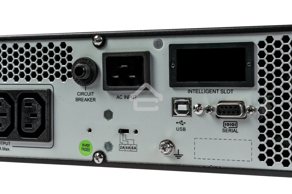 Источник бесперебойного питания Systeme Electriс Smart-Save Online SRV, 2000VA/1800W, On-Line, Extended-run, Rack 4U (Tower convertible), LCD, Out: 6xC13, SNMP Intelligent Slot, USB, RS-232