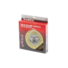 Щетка Matrix для УШМ, 150 мм, М14, плоская, латунированная витая проволока