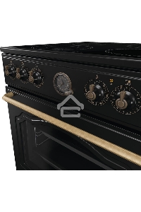 Электрическая плита Gorenje GECS6B71CLB черный стеклокерамика (без крышки)