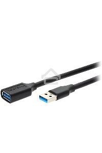 Кабель удлинительный USB3.0 Am-Af 5m Telecom черный (TUS708-5M)