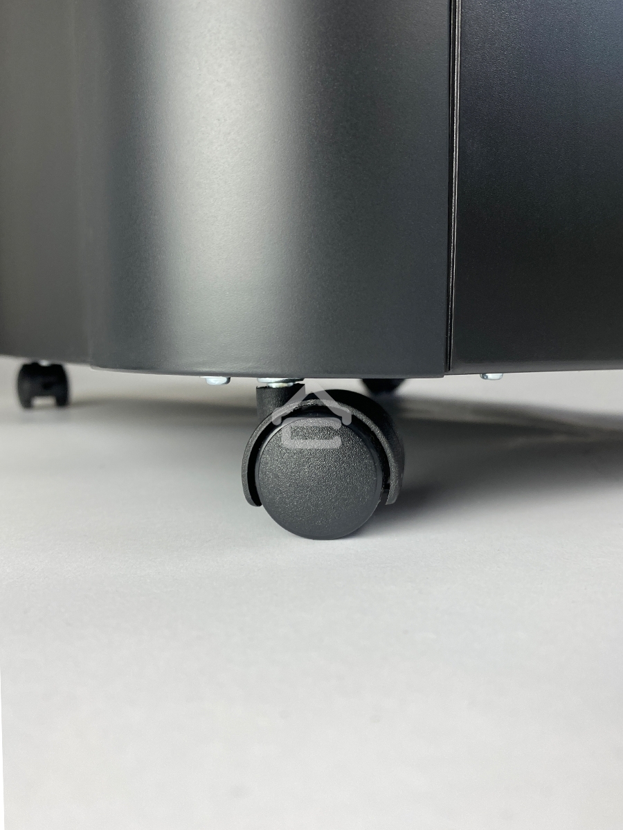 Шредер Heleos АП37-4 черный/серебристый с автоподачей (секр.P-4) фрагменты 220лист. 37лтр. скрепки скобы пл.карты