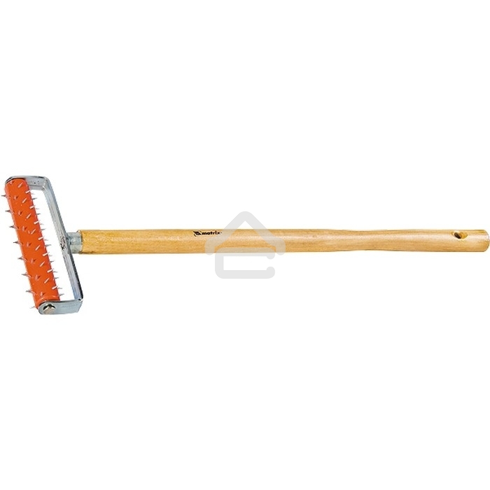 Валик для гипсокартона MTX 150 мм, игольчатый, деревянная ручка 500 мм