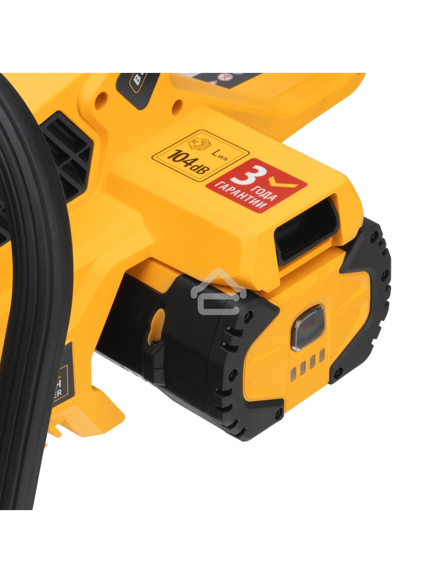Пила цепная  аккумуляторная  бесщет., RCS 400-62, 400 мм, Li-ion, 62В  Denzel