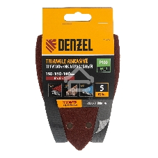 Треугольник абразивный Denzel на ворc. подложке под 