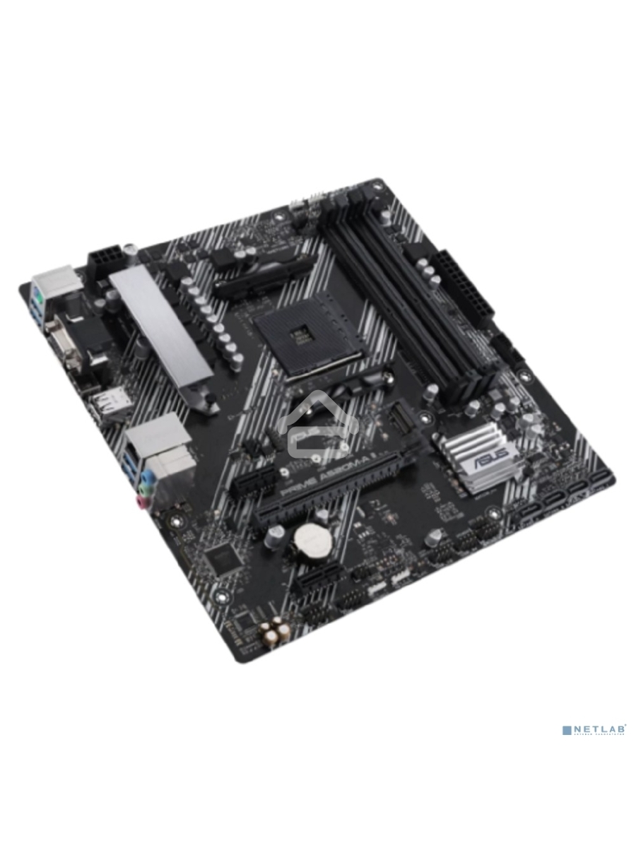 Материнская плата ASUS PRIME A520M-A II/CSM, AM4, AMD A520, 4xDDR4, 4xSATA, 1xM.2, 1xPCI-E 3.0 x16, 2xPCI-E x1, 1xDP, 1xHDMI, 1xVGA, 1x 1Gb LAN, 2xUSB-A 2.0, 4xUSB-A 3.0, 3x3.5 мм, 7.1, mATX