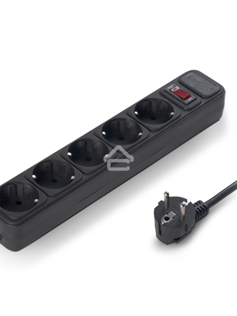 Сетевой фильтр ExeGate EX266859RUS SP-5-1.5B (5 розеток, 1.5м, евровилка, черный)