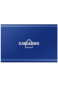 Твердотельный накопитель Samsung SSD 2TB T7, USB Type-C, R/W 1000/1050MB/s, Blue